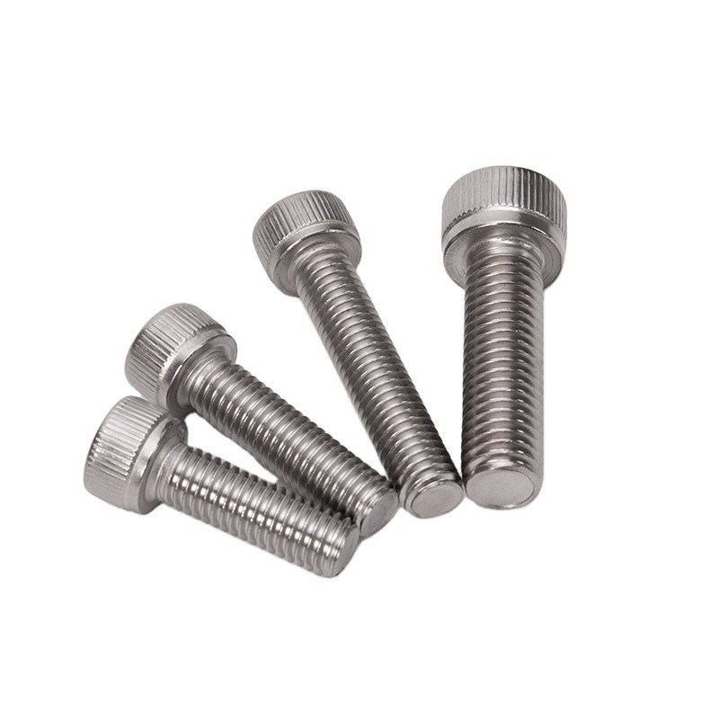 Aço inoxidável métrico A2 A4 304 316 Din 912 Allen parafuso M1.6 M2 M2.5 M3 M4 M5 M6 M7 M8 M9 Hex Socket Head Cap Hexagon Inner parafusos