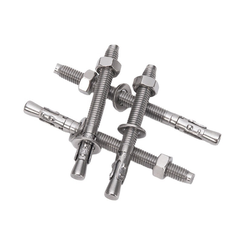 Resistente à corrosão DIN padrão de prata de aço de cunha de âncora de galvanização galvanizado de expansão M6 M8 M10 M12