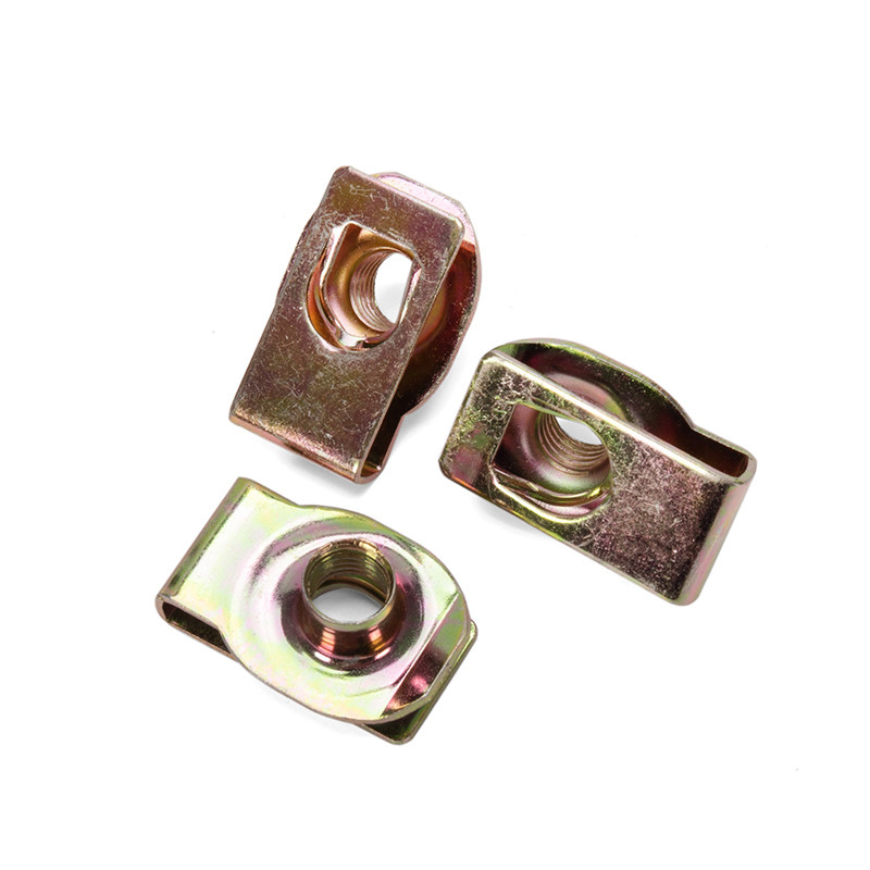 Acessórios de tratamento de água OEM Precision Nut Metric Measurement System M4 M6 M8 M10 U-Shaped Spring Clip Nut for Automotive