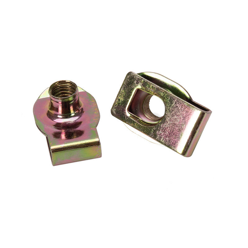 Sistema de medição métrica de cabeça hexagonal M4-M10 Zinco revestido de U Forma de Metal Clip de Primavera Nut Metal U Nut