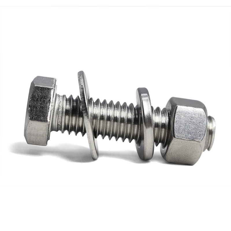 GB Standard M1.6 M2 M2.5 M3 M4 M5 M6 M8 M10 M12 M14 M16 M20 ZINCO PLATED Hex Head Bolts para Desempenho Durável