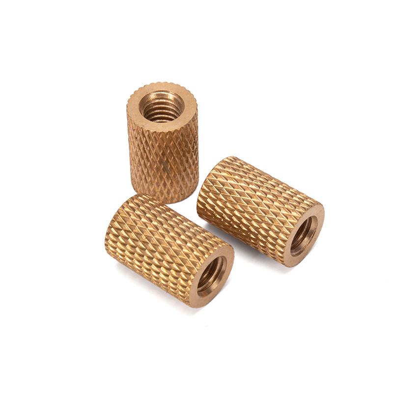 Indústria do petróleo e gás Metric Essential Brass Knurled Nut Embedded in Copper for M3 M4 M5 M6 M8 M10 M12 1/4 3/8 5/16 Fios