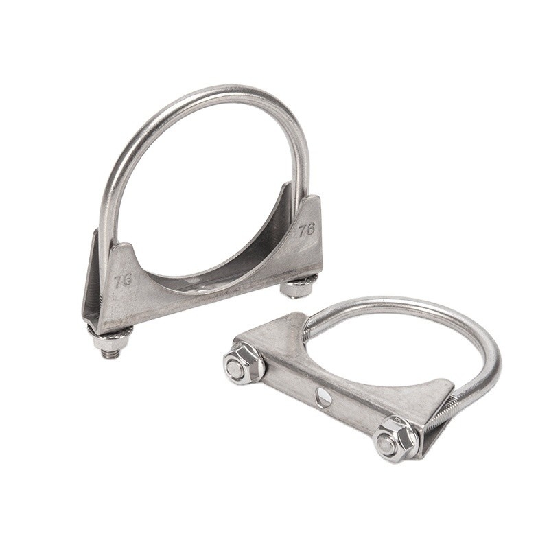 Sistema de medição métrica SS 304 316 430 mangueira de grampos de parafusos U para grampos de tipo U