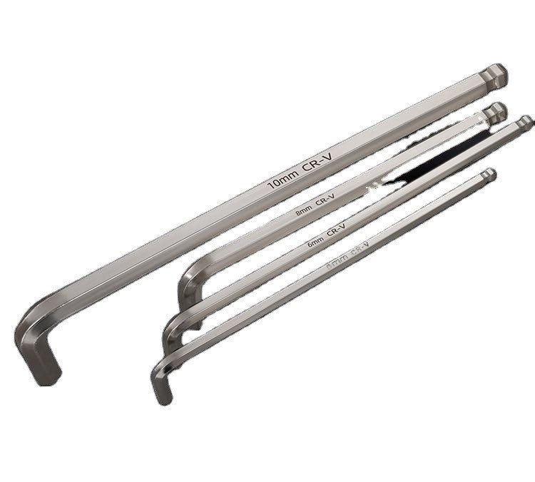Capacidade de torque máximo durável 700lb-ft aços inoxidáveis 304 L forma Hex Allen Set Allen chave de chave hex de aço carbono para reparação de automóveis
