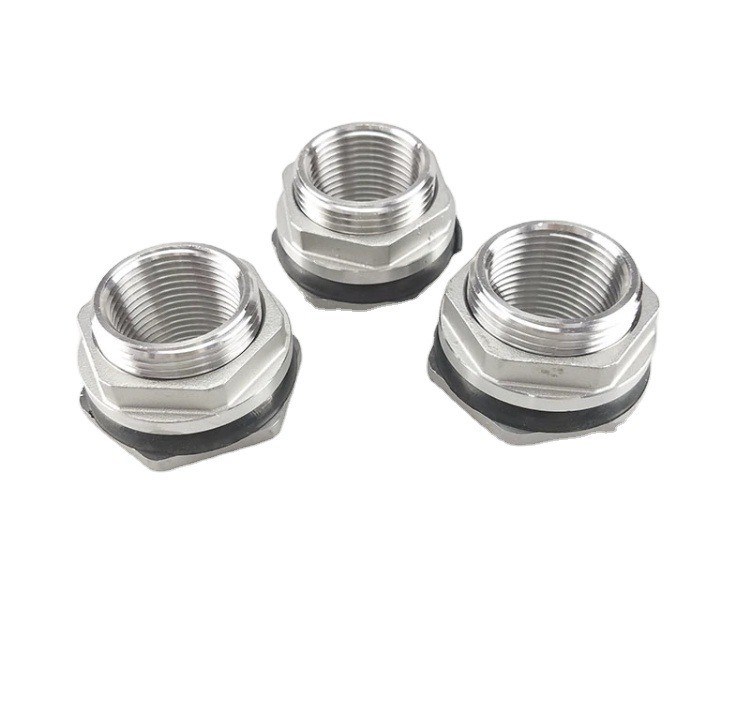3/8&quot; 1/2&quot; 3/4&quot; 11/4&quot; 1&quot; 11/2&quot; 2&quot; 2-1/2&quot; 3&quot; 4&quot; Acessórios para tanques de água de aço inoxidável 304/316 com fio masculino BSPT NPT