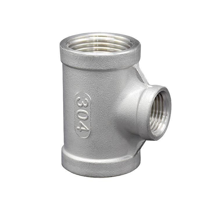 Aço inoxidável fundido 304/316 Union Elbow para abastecimento de água Nipple Connector Threaded Plumbing Material Pipe Fitting
