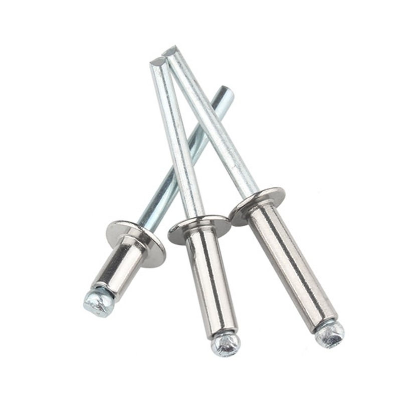 ANSI Padrão de aço inoxidável duplo contra-encosto cabeça roscada rivet aberta para impermeabilização em M2.5-M6.3 rosca