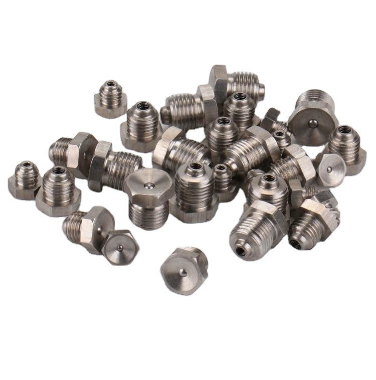 Aço inoxidável SS304 Grease Nipple Fitting para linhas de tubulação Conecte personalização de fundição avançada
