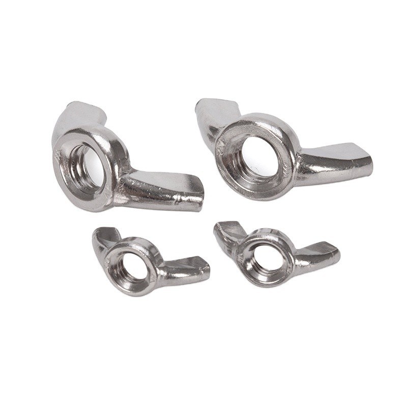 M3 M4 M5 M6 M8 Nozes de asa em aço inoxidável para aplicações de saúde