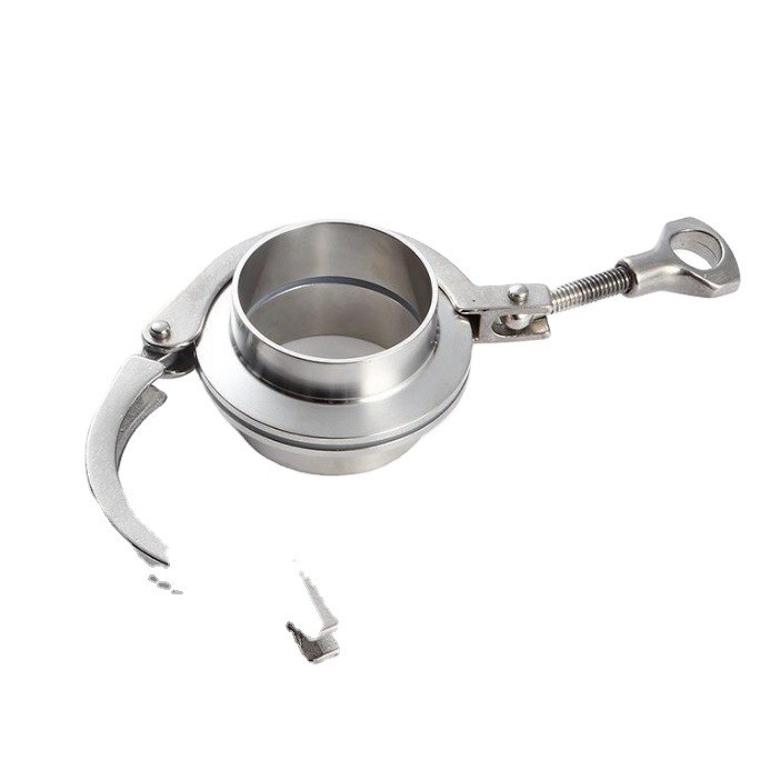 Tri-clamp de aço inoxidável de alta resistência para equipamentos de alta pressão de trabalho pesado