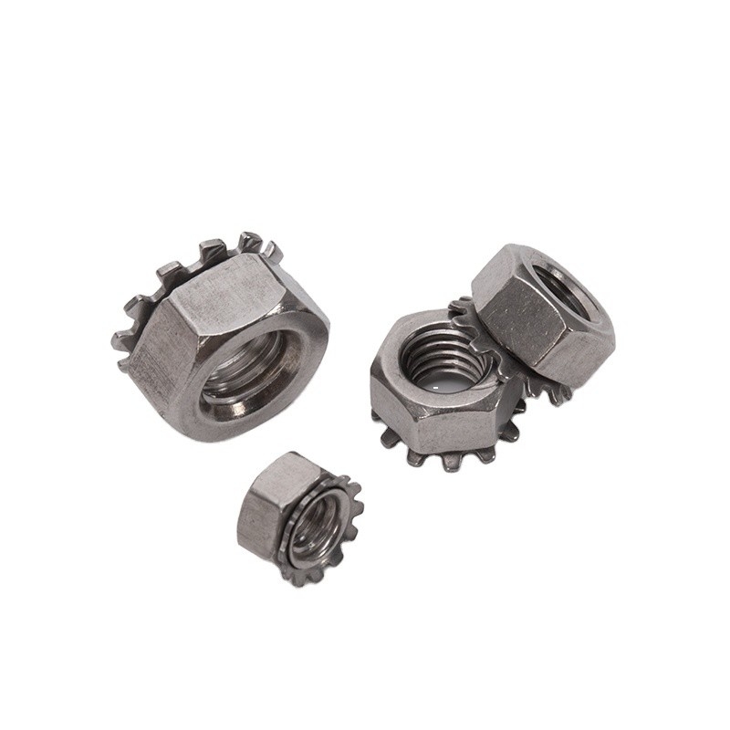 4-40 6-32 8-32 10-24 UNC ISO JIS padrão 18-8 aço inoxidável Kep Nut External Tooth Lock Nut Imperial polegada para as suas necessidades