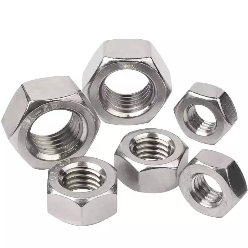 ANSI padrão acabamento revestido com zinco de todos os tamanhos m1.6 m2 m2.5 m3 m4 m5 m6 m8 m10 m12 m14 m16 m20 DIN 934 DIN 439 aço inoxidável Hex Fechada Amido