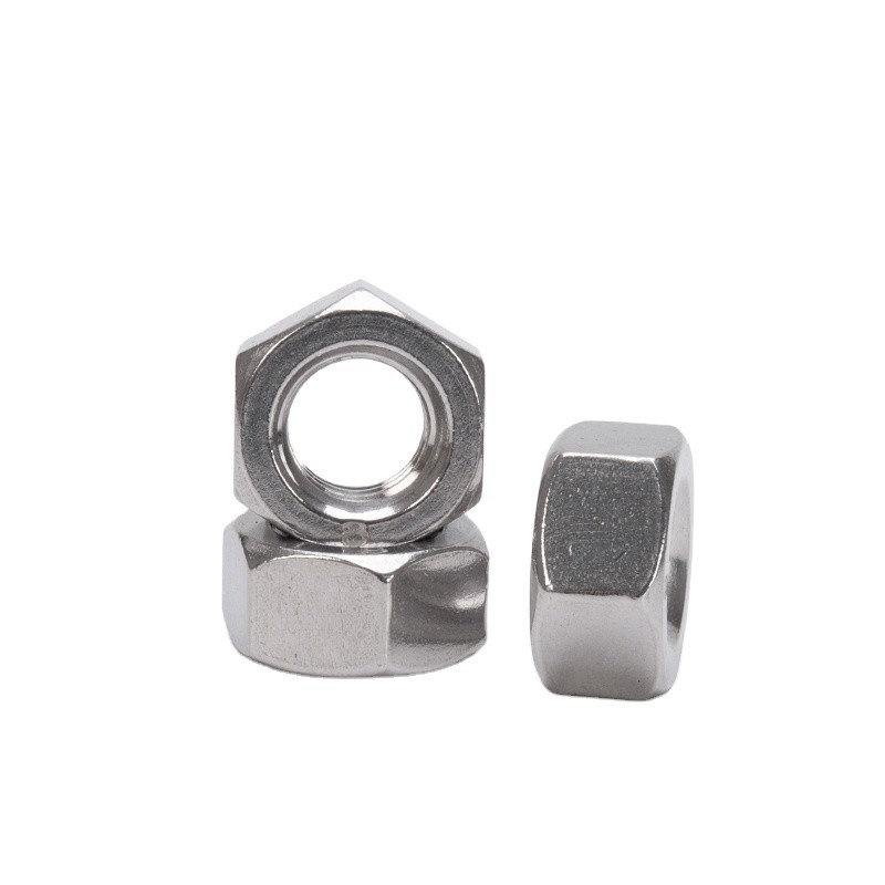 DIN934 Hex Nut de aço inoxidável A2 A4 SS304 SS316 para a Indústria de Varejo m1.6 m2 m2.5 m3 m4 m5 m6 m8 m10 m12 m14 m16 m20