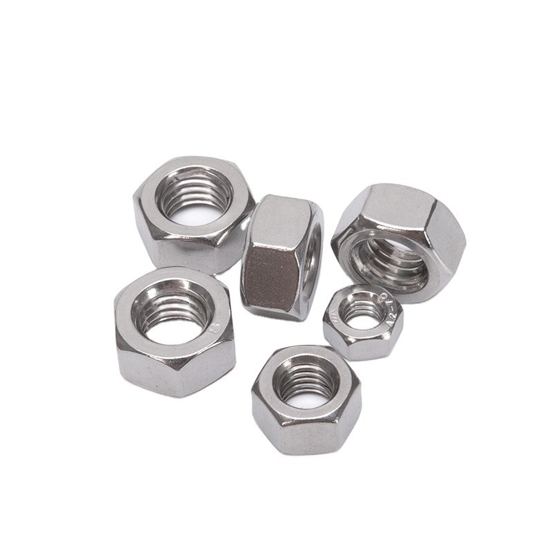 Sistema de medição métrico revestido de zinco-falcão m8 DIN 934 Hex Nut para indústria geral
